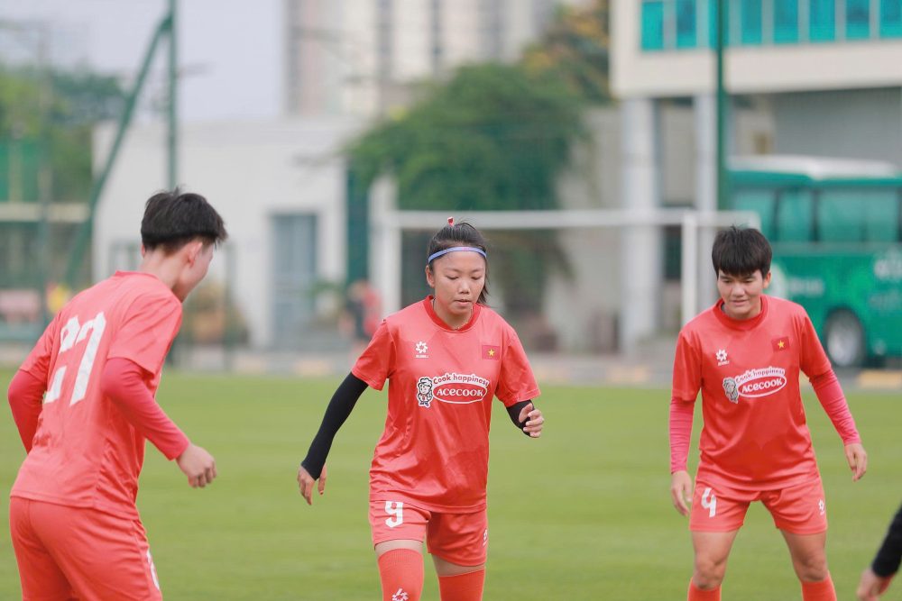 The Vietnamese women's team aims for a ticket to the World Cup at the 2026 Asian Cup for women. Photo: VFF