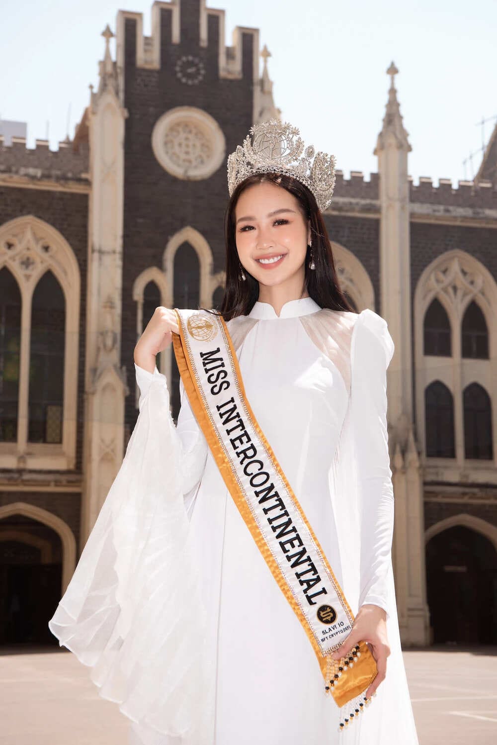 Hoa hau Bao Ngoc duoc du doan thi Miss World sau Y Nhi. Anh: Sen Vang