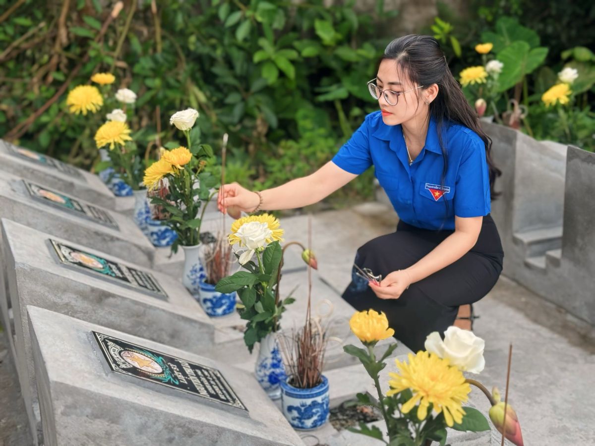 Nhieu hoat dong den on dap nghia duoc doan vien, thanh nien to chuc nhan ki niem 78 nam Ngay Thuong binh - Liet si. Ảnh: Thanh doan Hai Phong