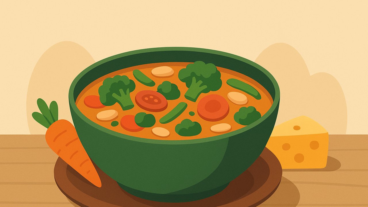 Bean sprout soup helps prolong life. Graphic photo: Hoang Loc