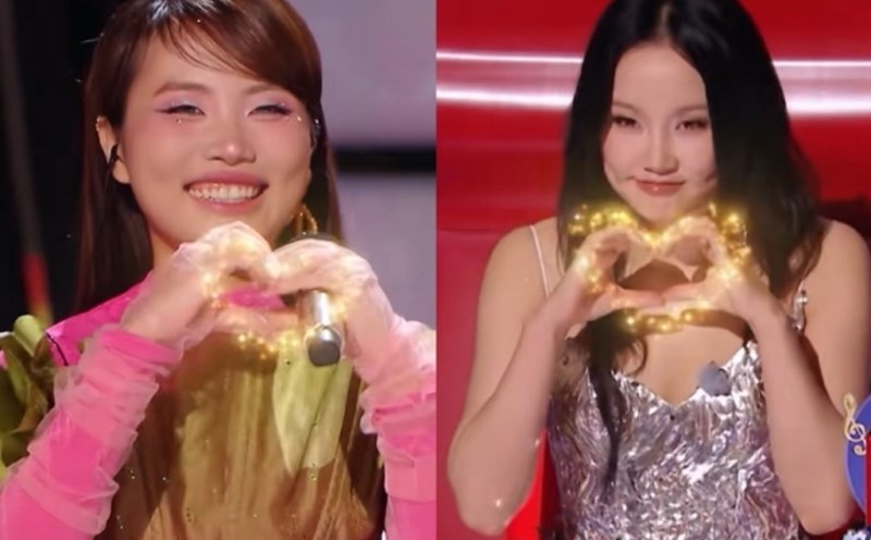 Phuong My Chi and Hoang Linh. Photo: Producer Sing! Asia