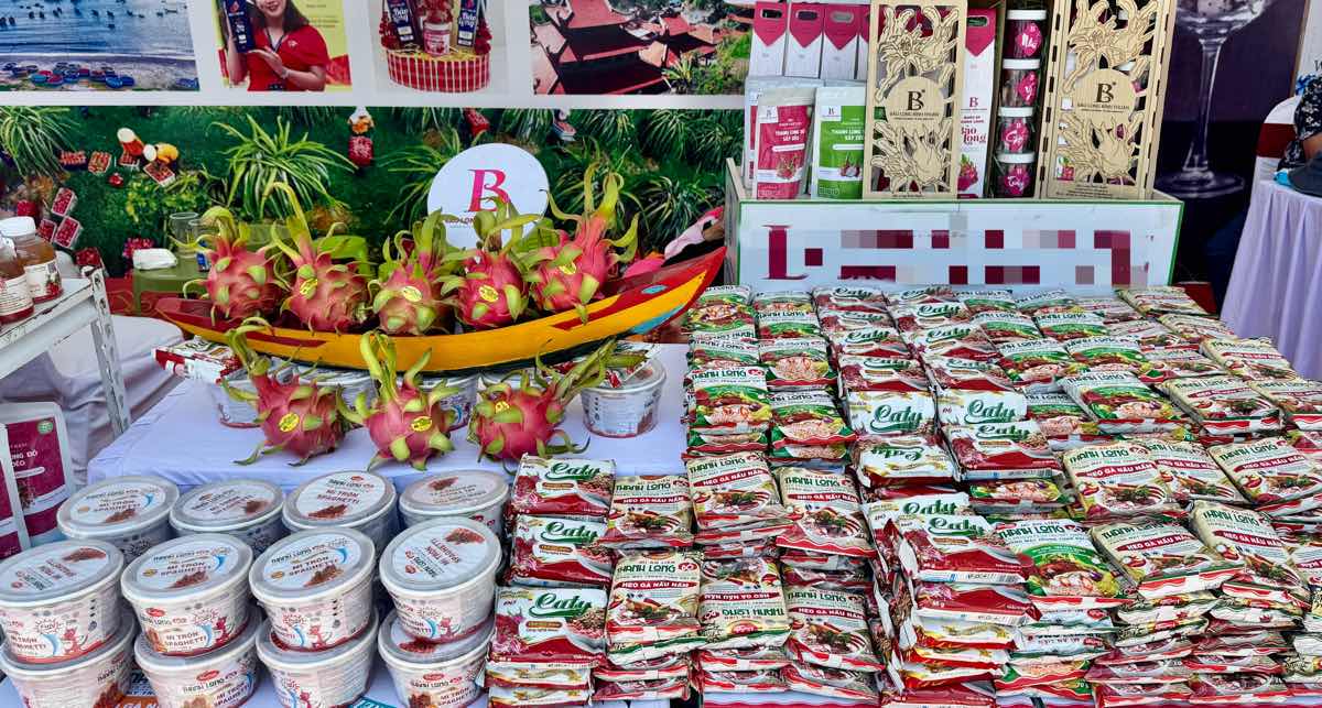 용과로 만든 람동 OCOP 제품 다수. 사진: Duy Tuan