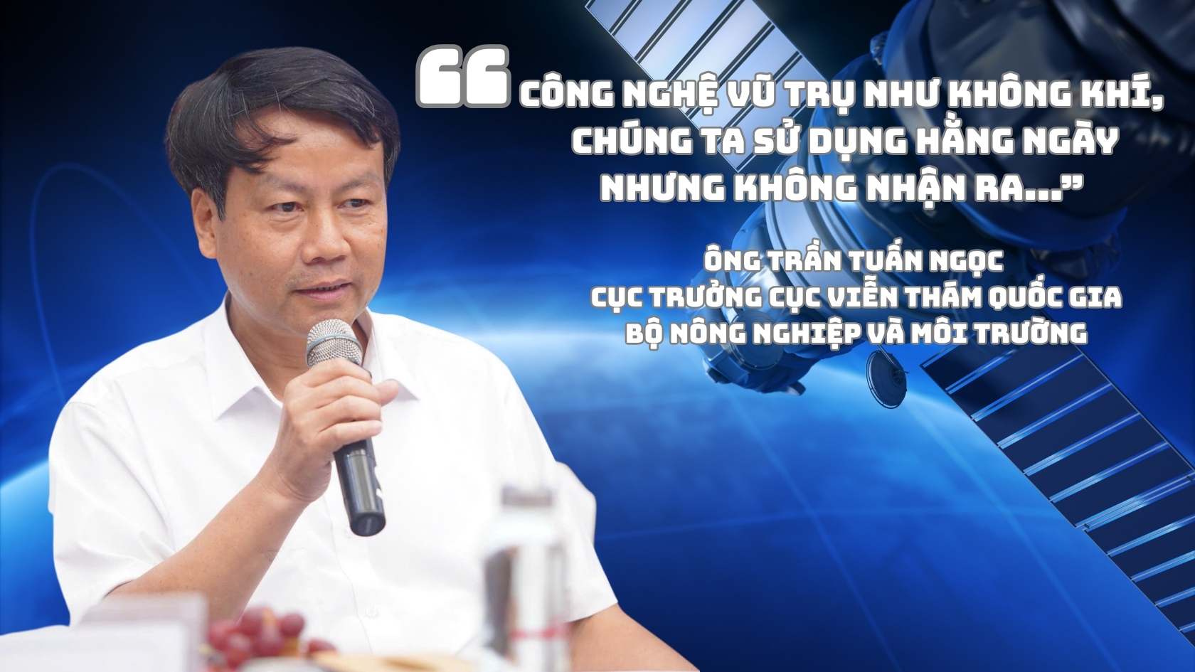Ong Tran Tuan Ngoc - Cuc truong Cuc Vien tham Quoc gia, Bo Nong nghiep va Moi truong:
