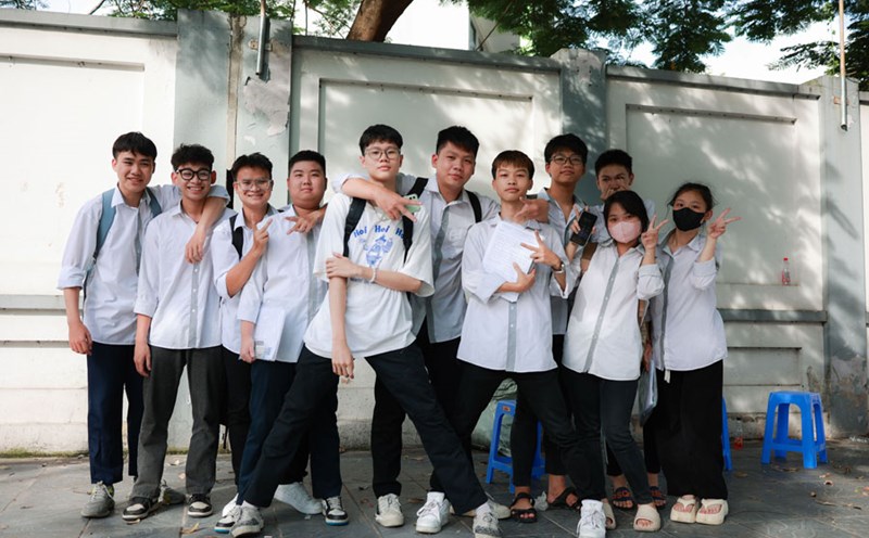 Many schools have a floor score of 14 points. Photo: Hai Nguyen