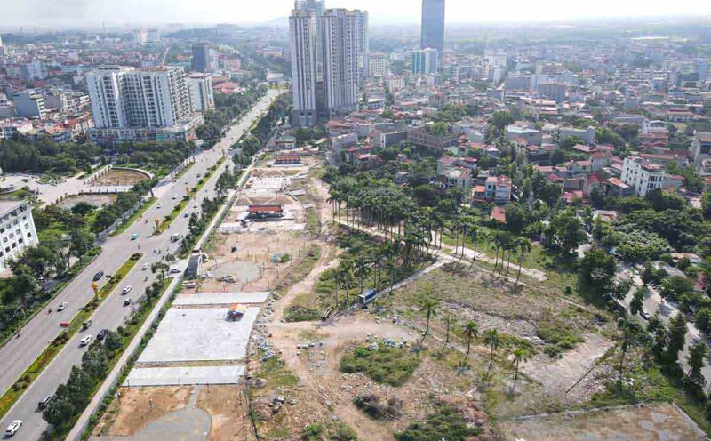 Van Mieu Park project ( Vo Cuong ward, Bac Ninh province). Photo: Van Truong