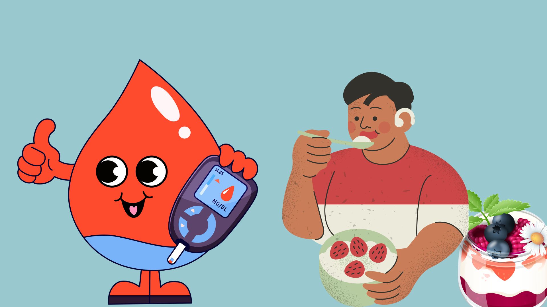 Yogurt should be used in the right type and amount to avoid sudden increases in blood sugar. Graphic photo: Huong Son