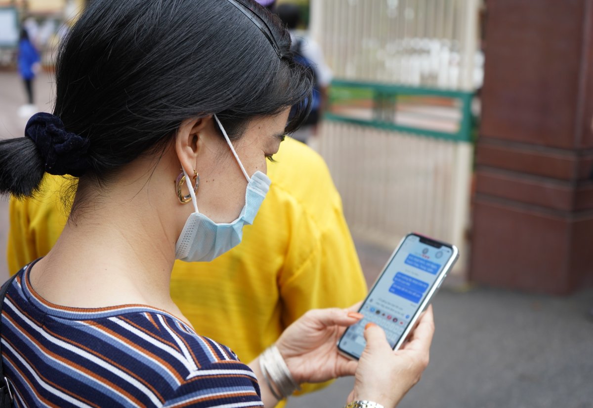 Hai Phong publicly announced the rise of the wire for extortion and reporting on activities related to education. Photo: Hoang Khoi