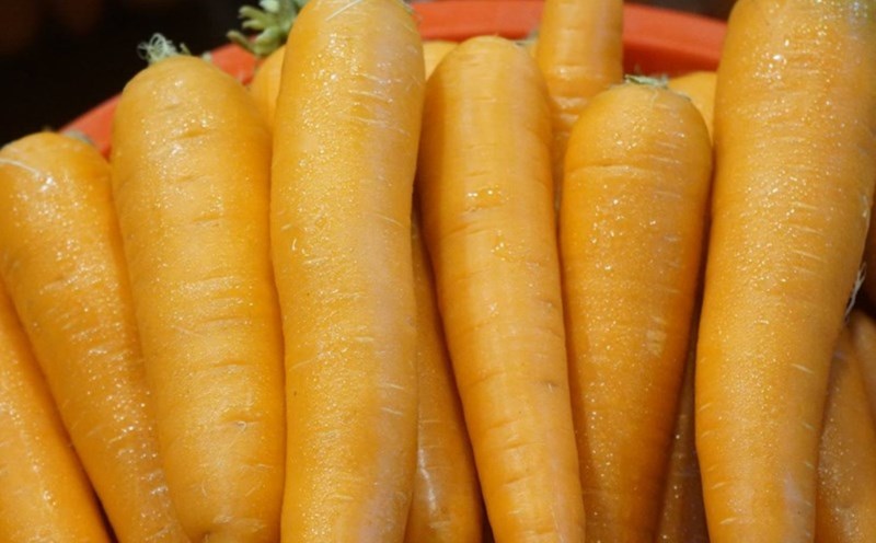 Carrots are a food rich in fiber that helps lose weight. Photo: Thanh Thanh