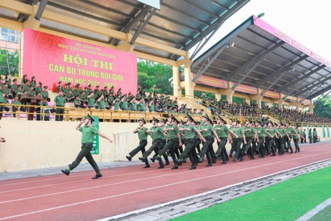 Hoc vien An ninh nhan dan da cong bo diem san xet tuyen dau vao va quy doi diem xet tuyen phuong thuc 2. Anh: Hoc vien An ninh nhan dan 