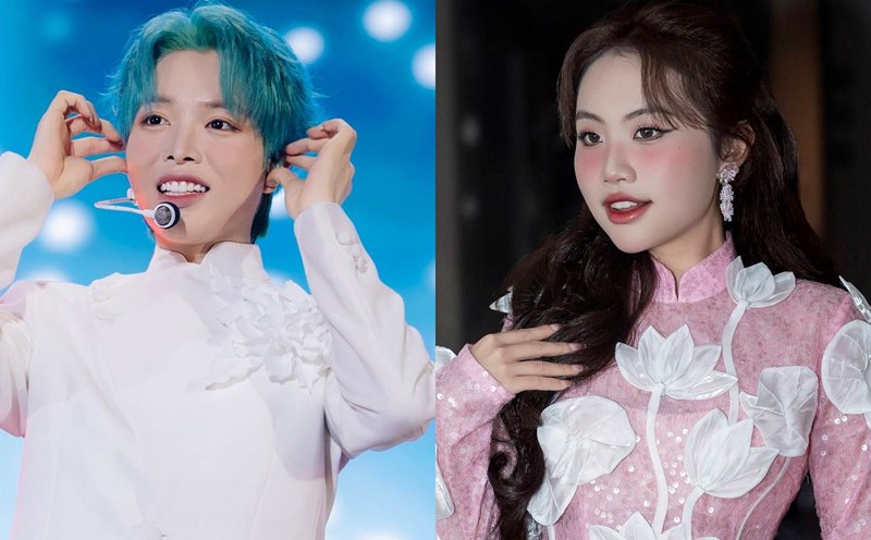 Duc Phuc and Phuong My Chi. Photo: Producer Anh trai say hi/Chang luong provided