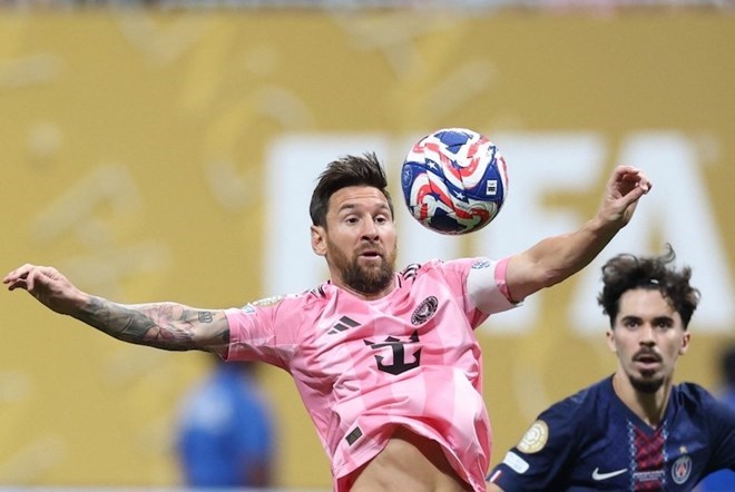 인터 마이애미는 신시내티와의 경기에서 메시의 도움을 받을 수 없을 것입니다. 사진: AFP