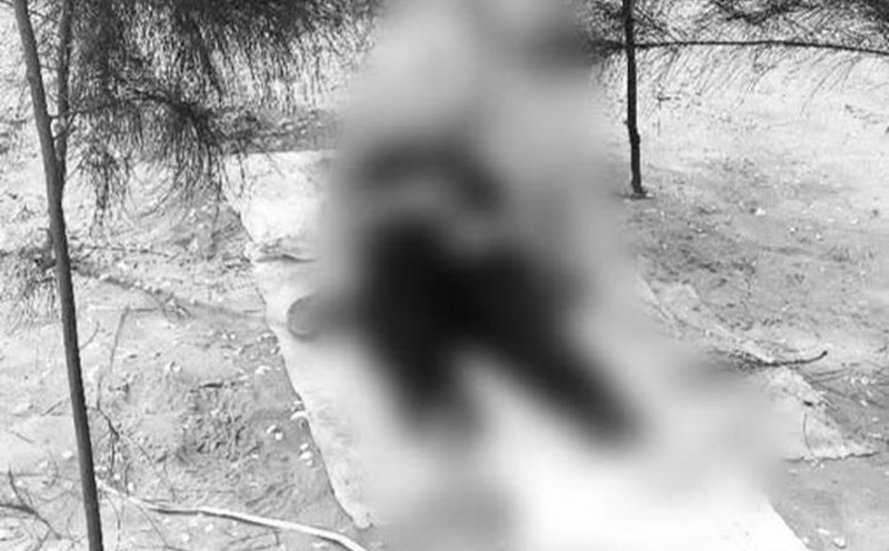 The scene where Mr. H died on the beach. Photo: Loc Ha.