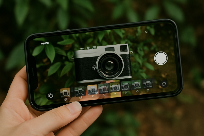VSCO acaba de lanzar VSCO Capture, una nueva aplicacion de fotografia especializada. Grafico: Quang Minh