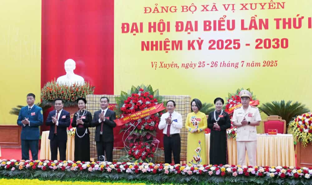 Vi Xuyen Commune Party Congress, Tuyen Quang Province. Photo: Khanh Toan