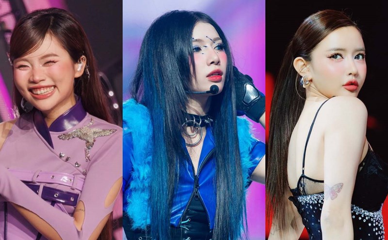 Phuong My Chi, Ly Han, Bich Phuong. Photo: Producer Em xinh say hi