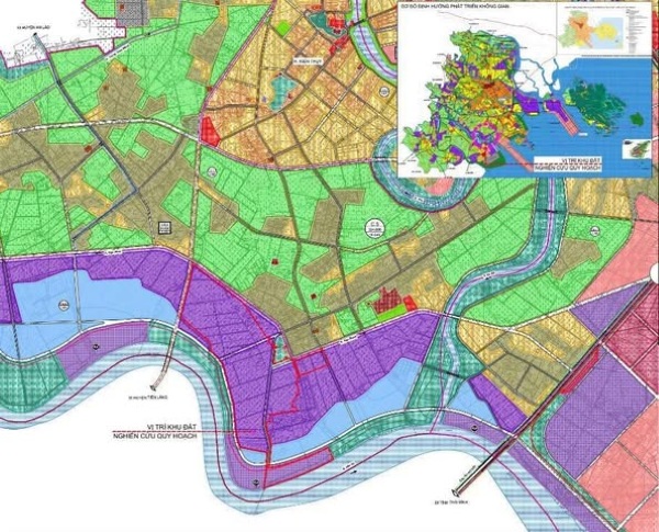 Planning the infrastructure investment project of Tan Trao Industrial Park in Hai Phong. Photo: Commune Information Center of Kien Hung Commune