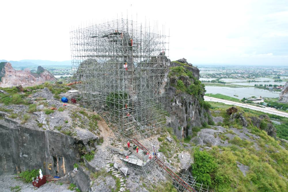 Tong muc dau tu cong trinh la 17 ti dong tu nguon ngan sach tinh. Thoi gian hoan thanh truoc ngay 31.12.2025. Anh: Quach Du