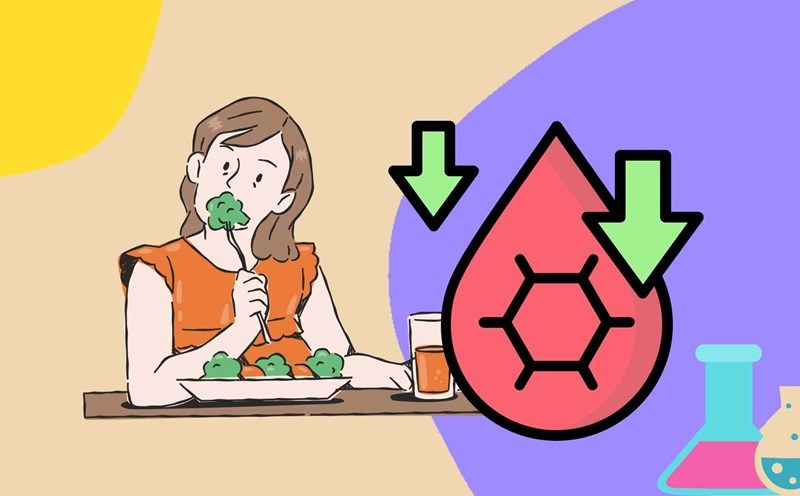 Tips to lower blood sugar before eating are surprisingly effective. Graphic photo: Thai Anh