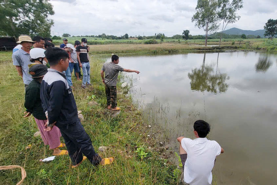 La scene ou K (a Gia Lai) s'est noyee. Photo: Hoai Phuong