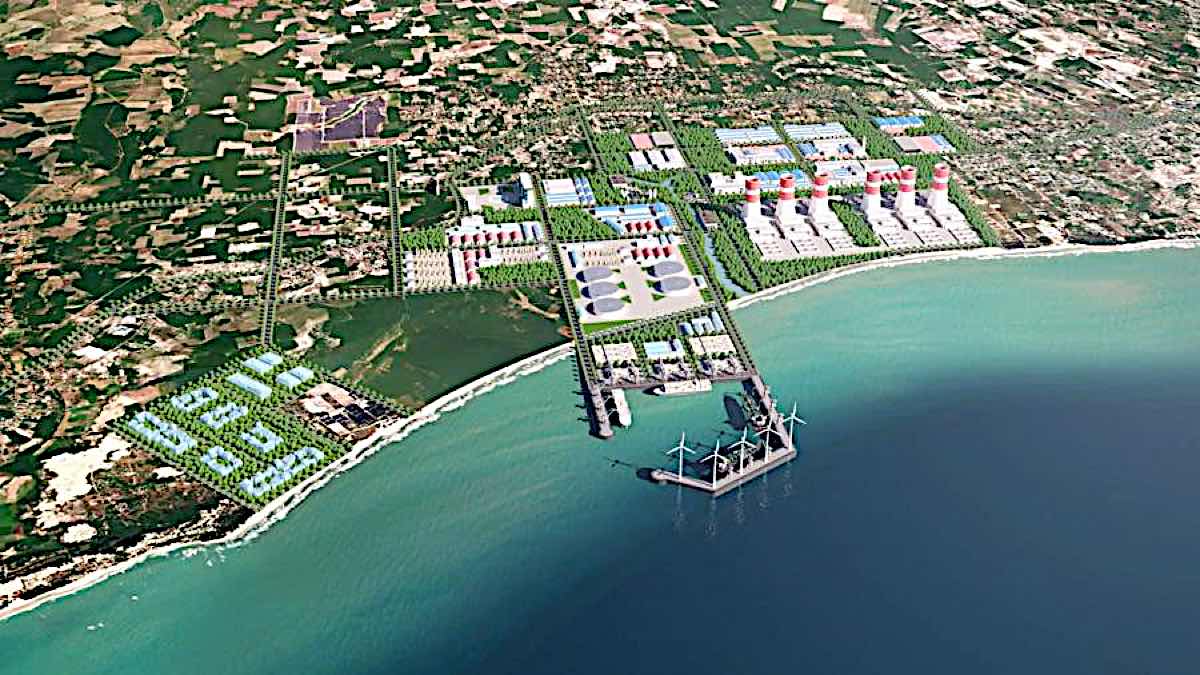 Phoi canh du an KCN Son My 1 hinh thanh trong tuong lai. Anh: Nha dau tu