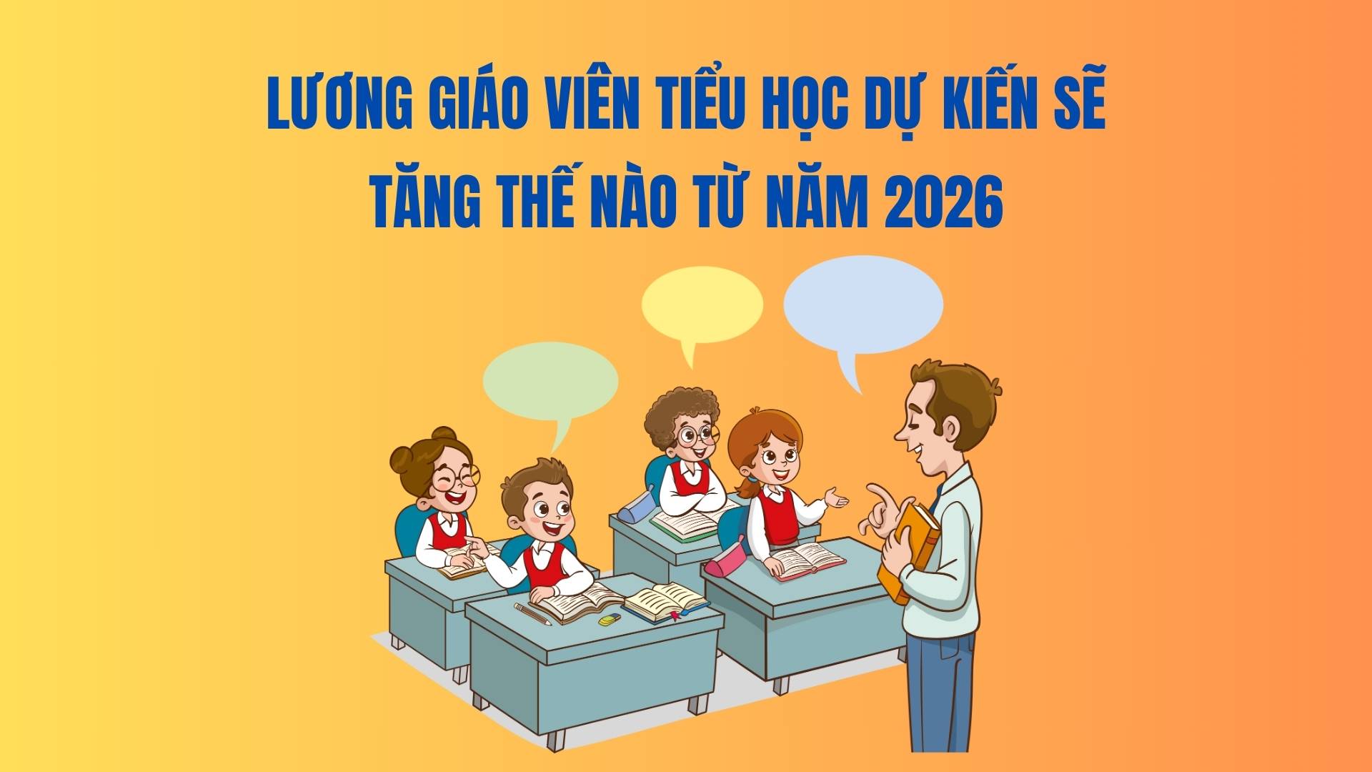 How are primary school teachers' salaries expected to increase from 2026