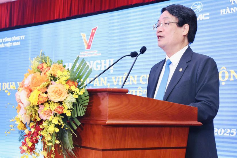 Ong Le Phan Linh - Chu tich Cong doan Tong Cong ty Hang hai Viet Nam.
