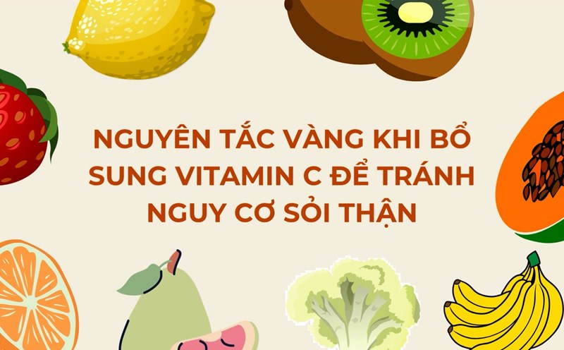 Tips for the golden principles when supplementing vitamin C to avoid the risk of kidney stones