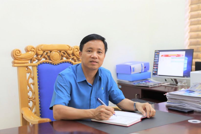 Ong Nguyen Van Danh - Chu tich Lien doan Lao dong tinh Ha Tinh.