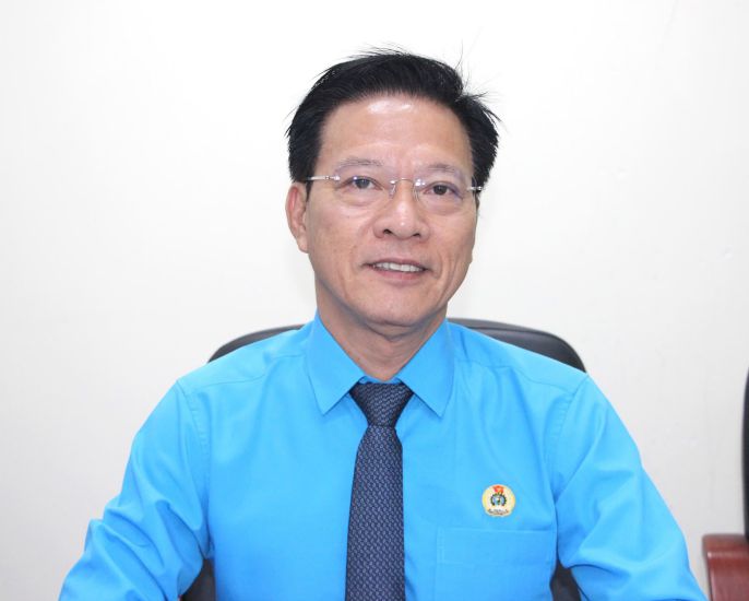 Ong Phan Thanh Liem - Chu tich Lien doan Lao dong tinh Khanh Hoa.
