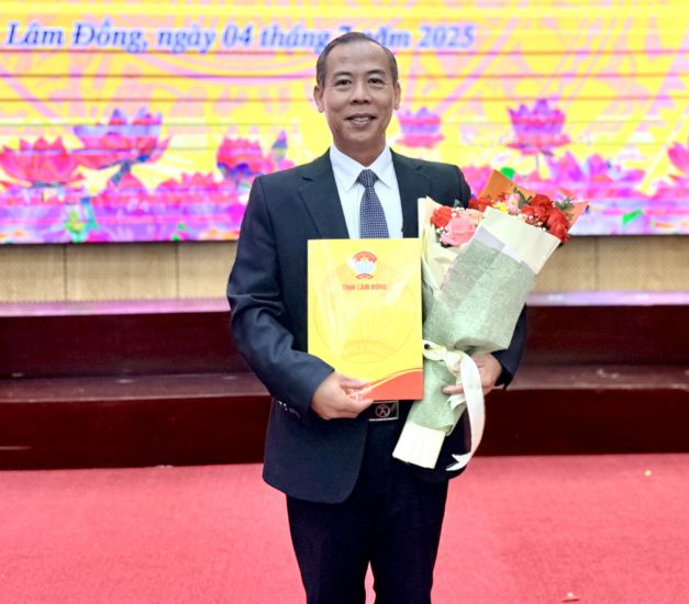 Ong Nguyen Phu Hoang - Chu tich Lien doan Lao dong tinh Lam Dong.