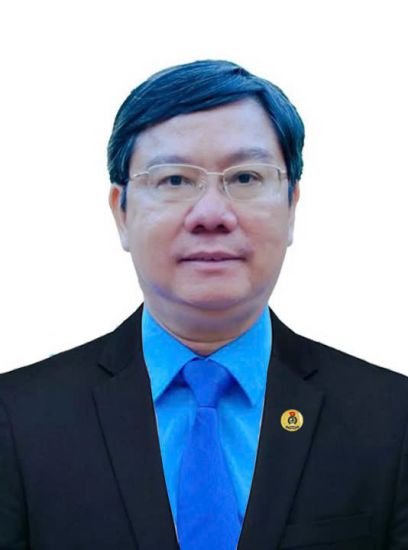 Ong Nguyen The Lap - Chu tich Lien doan Lao dong tinh Quang Tri.