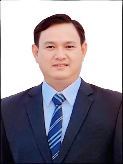 Ong Nguyen Phuc Linh - Chu tich Lien doan Lao dong tinh Vinh Long.