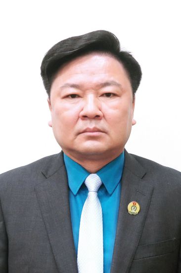 Ong Ha Duc Quang - Chu tich Lien doan Lao dong tinh Phu Tho.