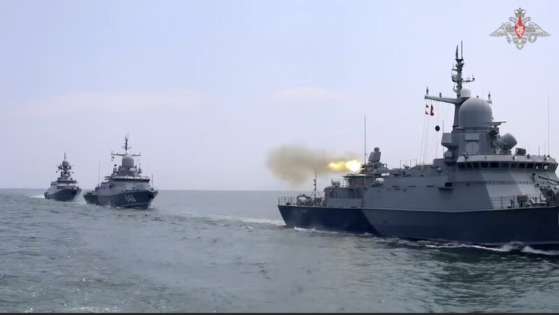 The Russian Navy's "July Storm" drill. Photo: Russian Ministry of Defense