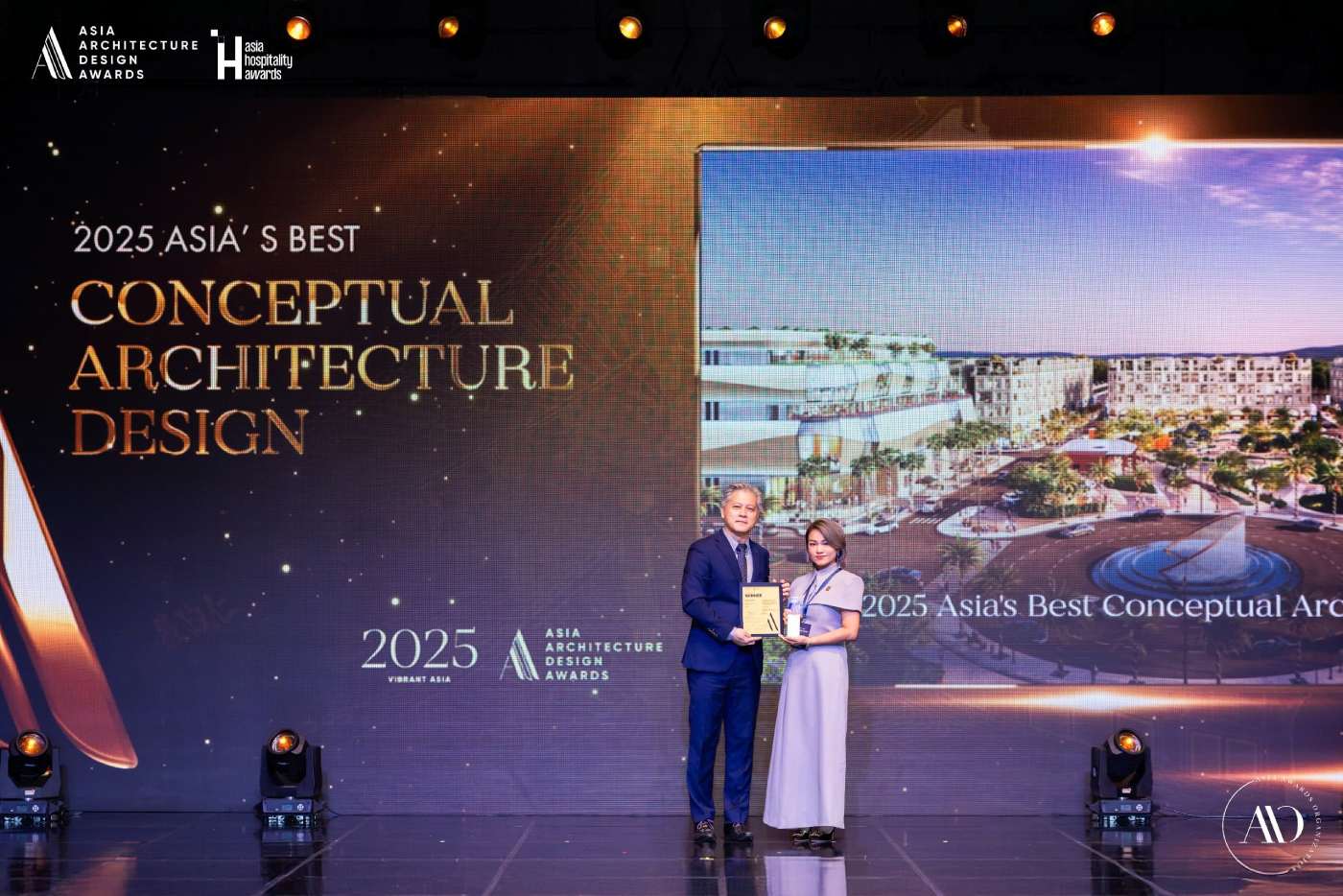 The Centric cua Masterise Homes nhan giai “Thiet ke Kien truc Co Y tuong Xuat sac Nhat Chau A 2025”.