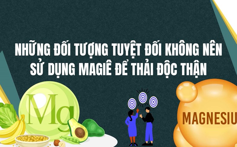 Magnesium is very good but the following subjects should absolutely not use it to detoxify the kidneys