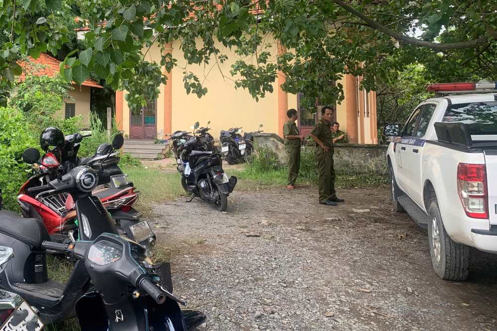 Scene of the fire that killed 2 people in Ho Chi Minh City
