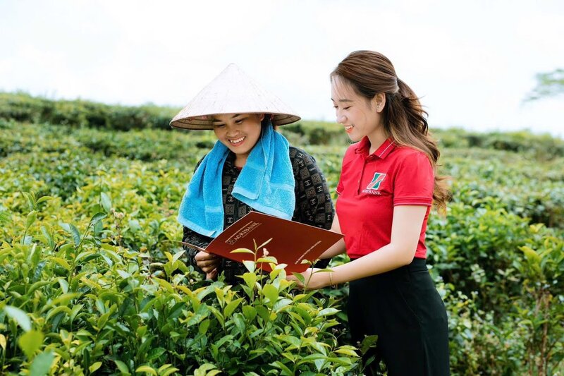 Du no cho vay doi voi cac linh vuc xanh cua Agribank co su tang truong on dinh qua tung nam. 