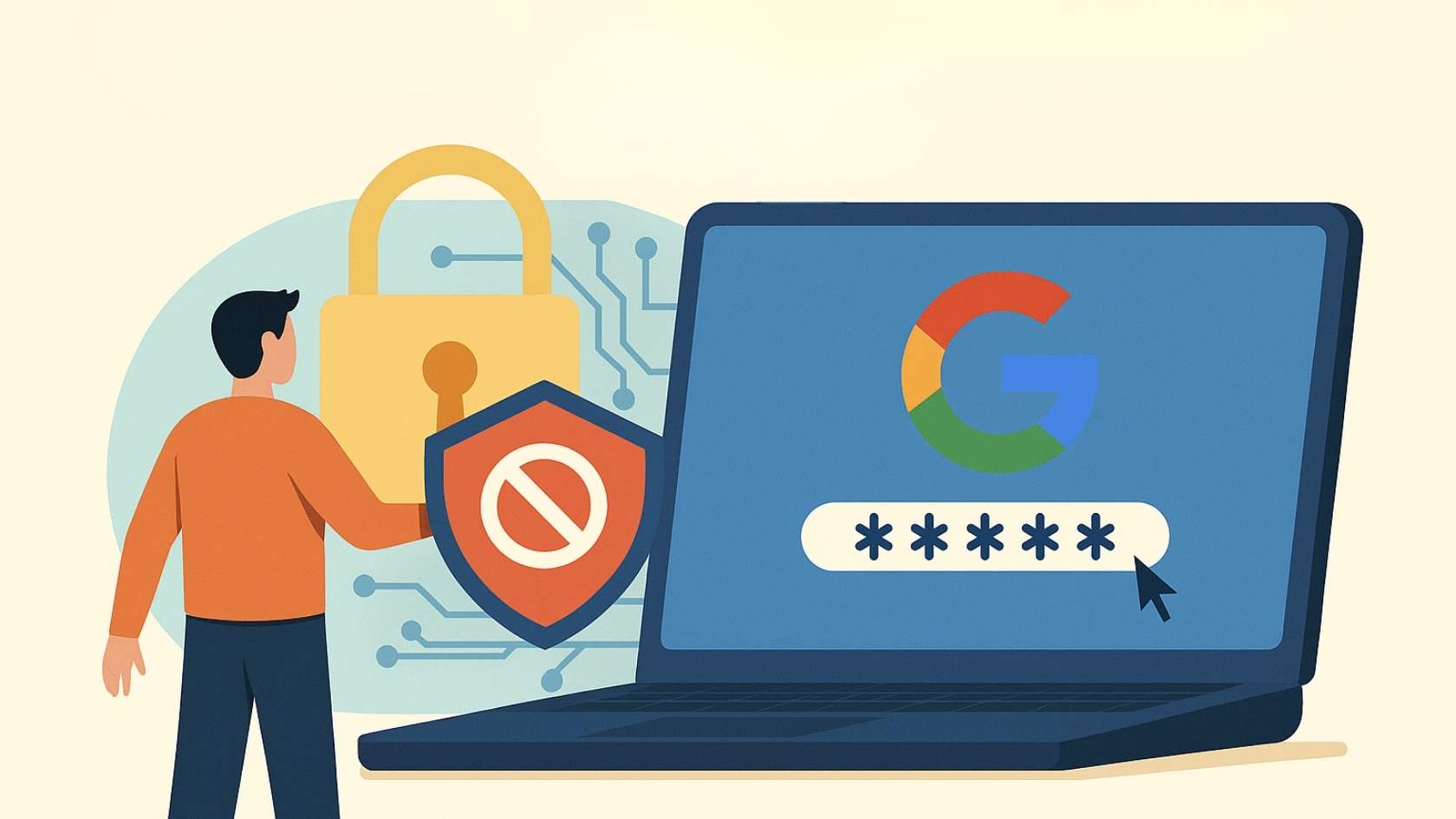 Chuyen gia khuyen cao ngung su dung Google Password Manager vi rui ro bao mat. Do hoa: Hao Thien