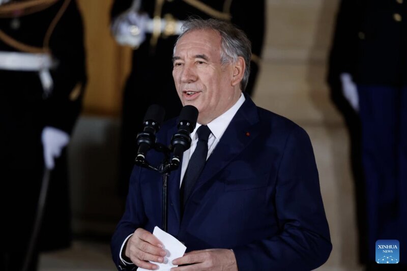 El primer ministro frances François Bayrou critico publicamente el acuerdo comercial entre Estados Unidos y Europa. Foto: Xinhua