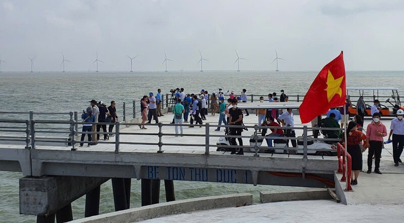 Mot diem dien gio tai Ca Mau duoc khai thac du lich kha hieu qua. Anh: Nhat Ho