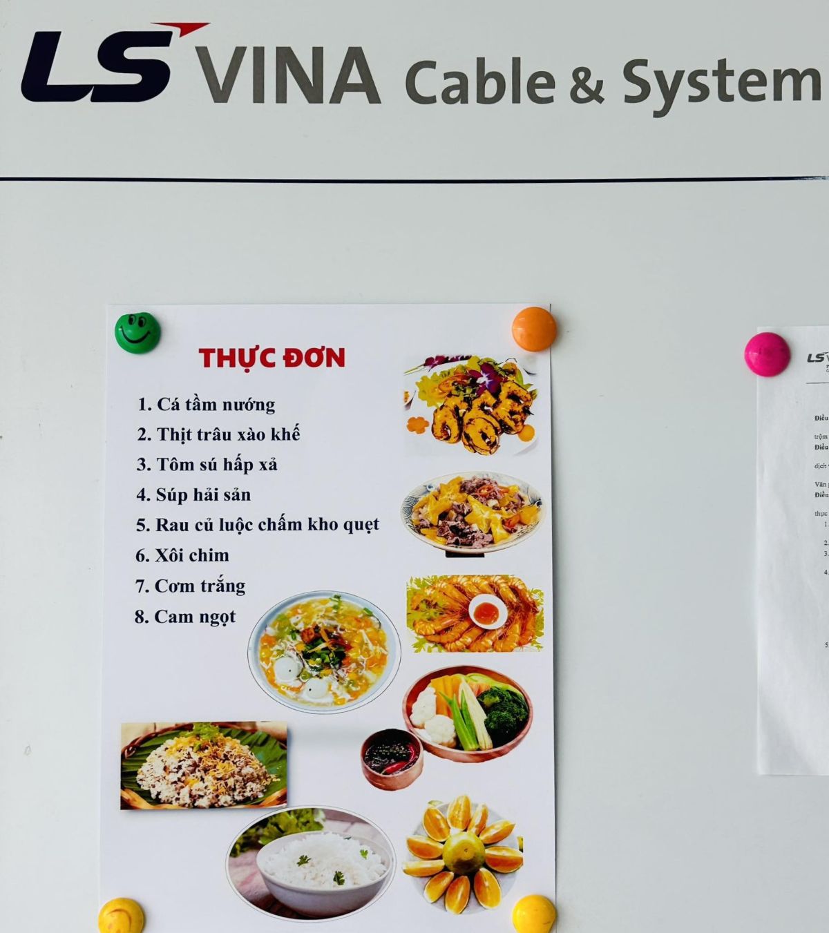 Thuc don bua an tri gia 150.000 dong/suat. 