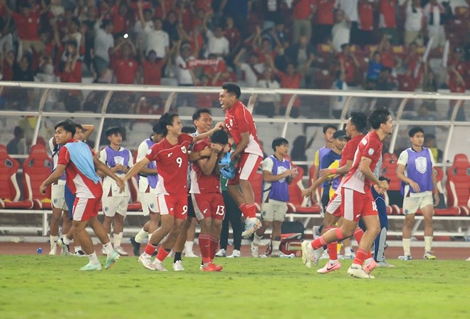 U23 Indonesia has many advantages when facing U23 Vietnam in the final of the 2025 U23 Southeast Asian tournament. Photo: Trong Hieu