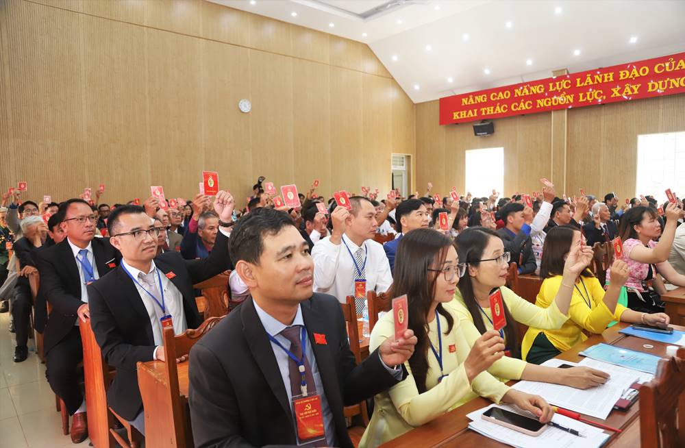 Cac dai bieu tham gia bieu quyet tai Dai hoi
