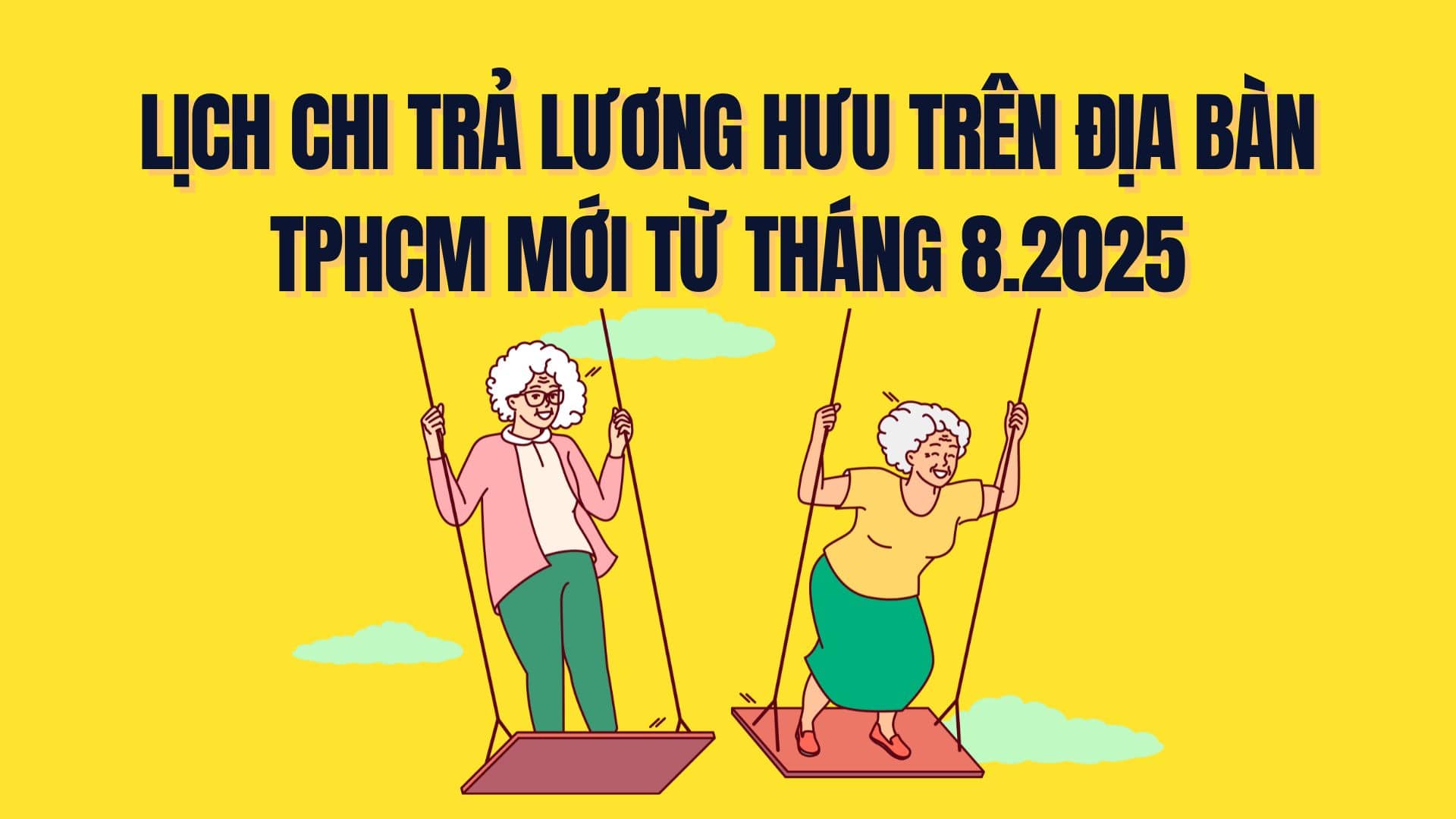 Details of the pension payment schedule for August 2025 in the new Ho Chi Minh City. Graphics: Tra My