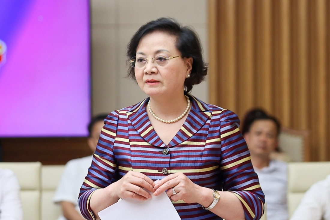 Minister of Home Affairs Pham Thi Thanh Tra said that she will classify and screen the team of cadres and civil servants according to specific criteria and standards. Photo: VGP