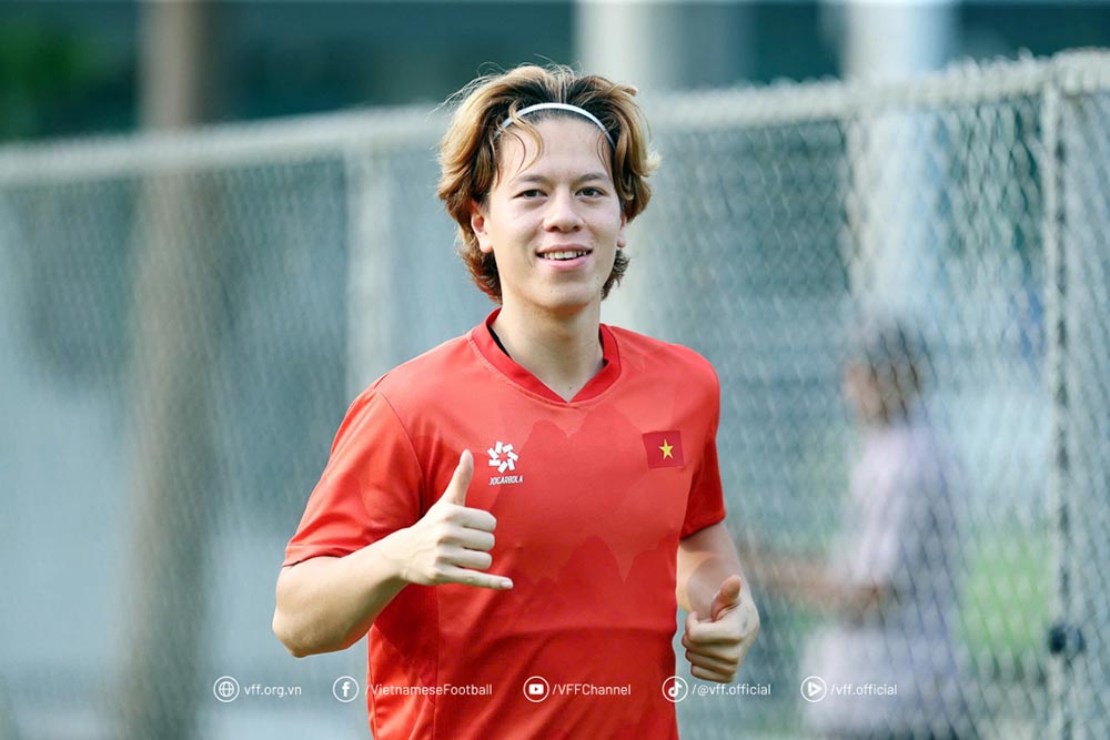 Overseas Vietnamese midfielder Viktor Le of U23 Vietnam. Photo: VFF