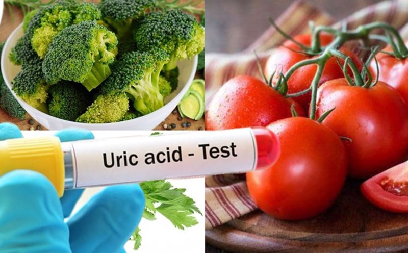 Foods that help reduce uric acid, prevent the risk of gout. Graphics: Phuong Anh