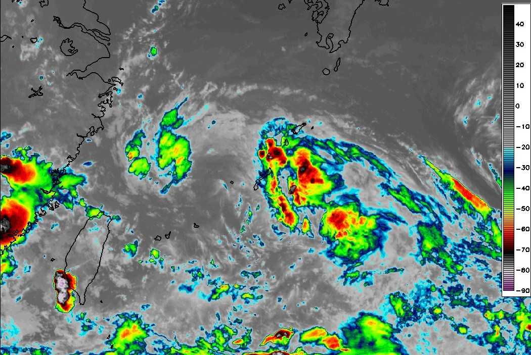 Ap thap nhiet doi Comay co the manh tro lai thanh bao. Anh: Weathernerds