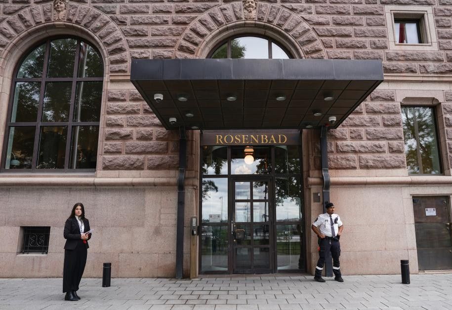 Dia diem dam phan My - Trung ngay 28.7.2025 o Stockholm, Thuy Dien. Anh: Xinhua